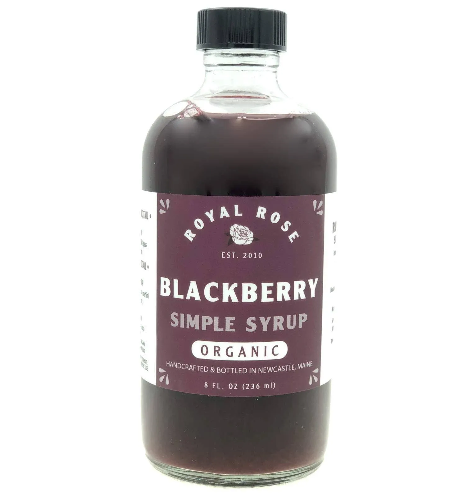 Royal Rose Syrups Blackberry Organic Simple Syrup