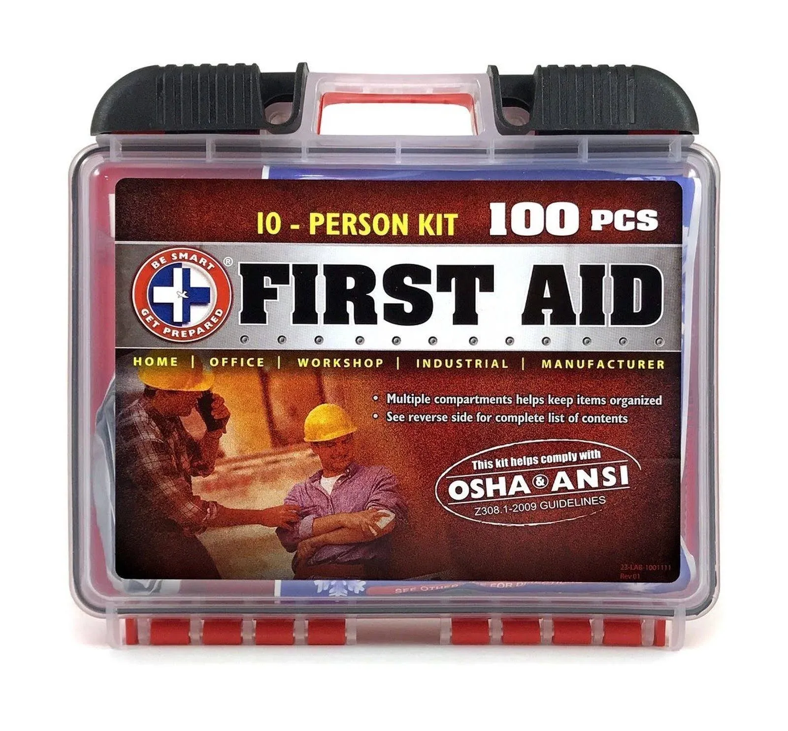 Be Smart Get Prepared First Aid Kit Exceeds OSHA Ansi Standards Office