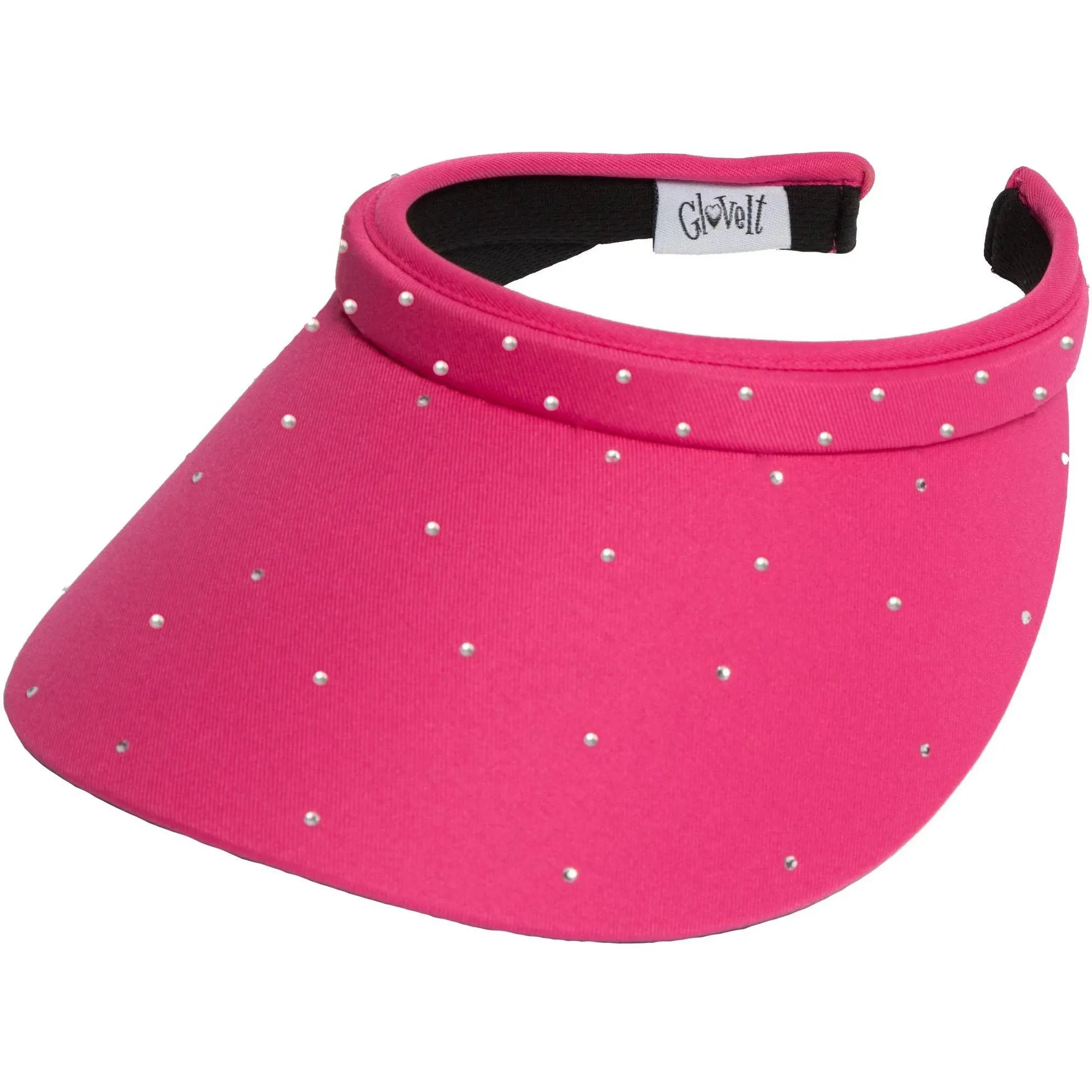 Glove It: Bling Slide On Golf Visor - Pink