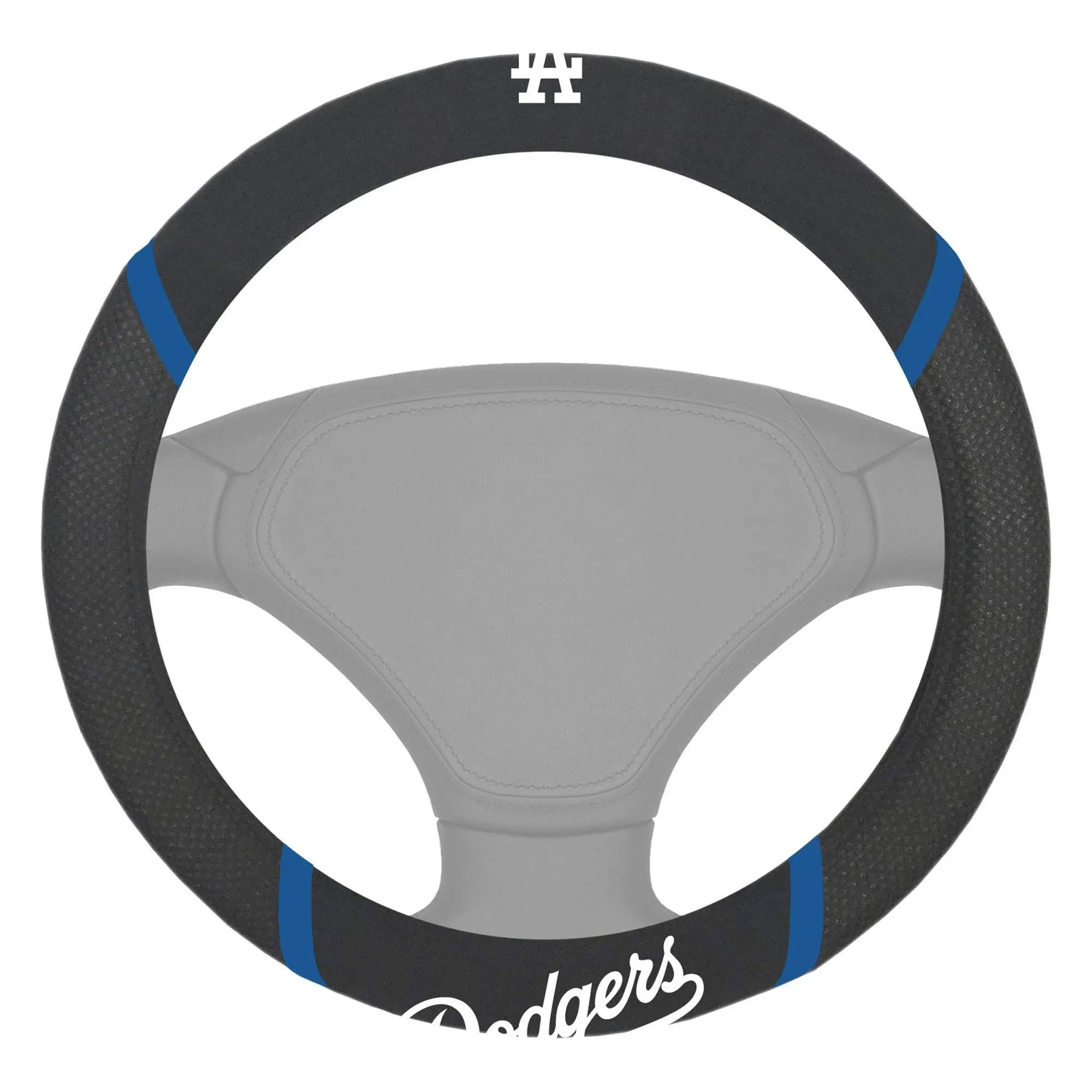 FANMATS MLB Los Angeles Dodgers Embroidered Steering Wheel Cover