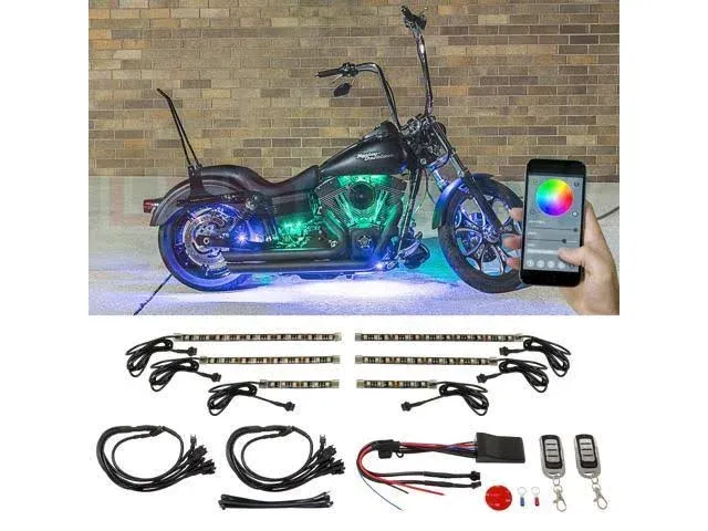 LEDGlow Advanced Million Color SMD LED Motorcycle Light Kit