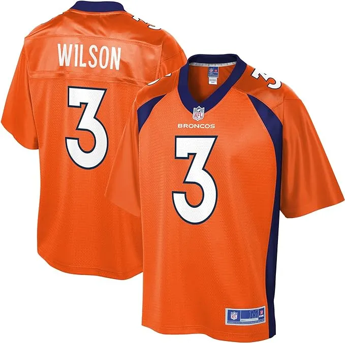 NFL PRO LINE Men's Russell Wilson Orange Denver Broncos Player Jersey