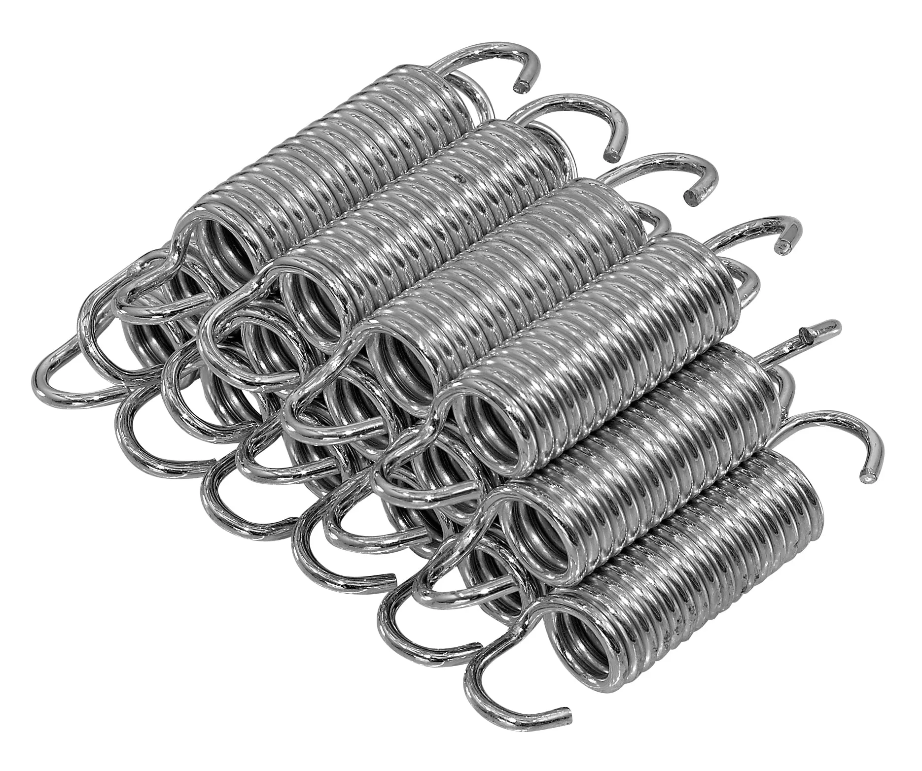 Upper Bounce Heavy Duty Galvanized Trampoline Springs - Set of 15, 6 in.