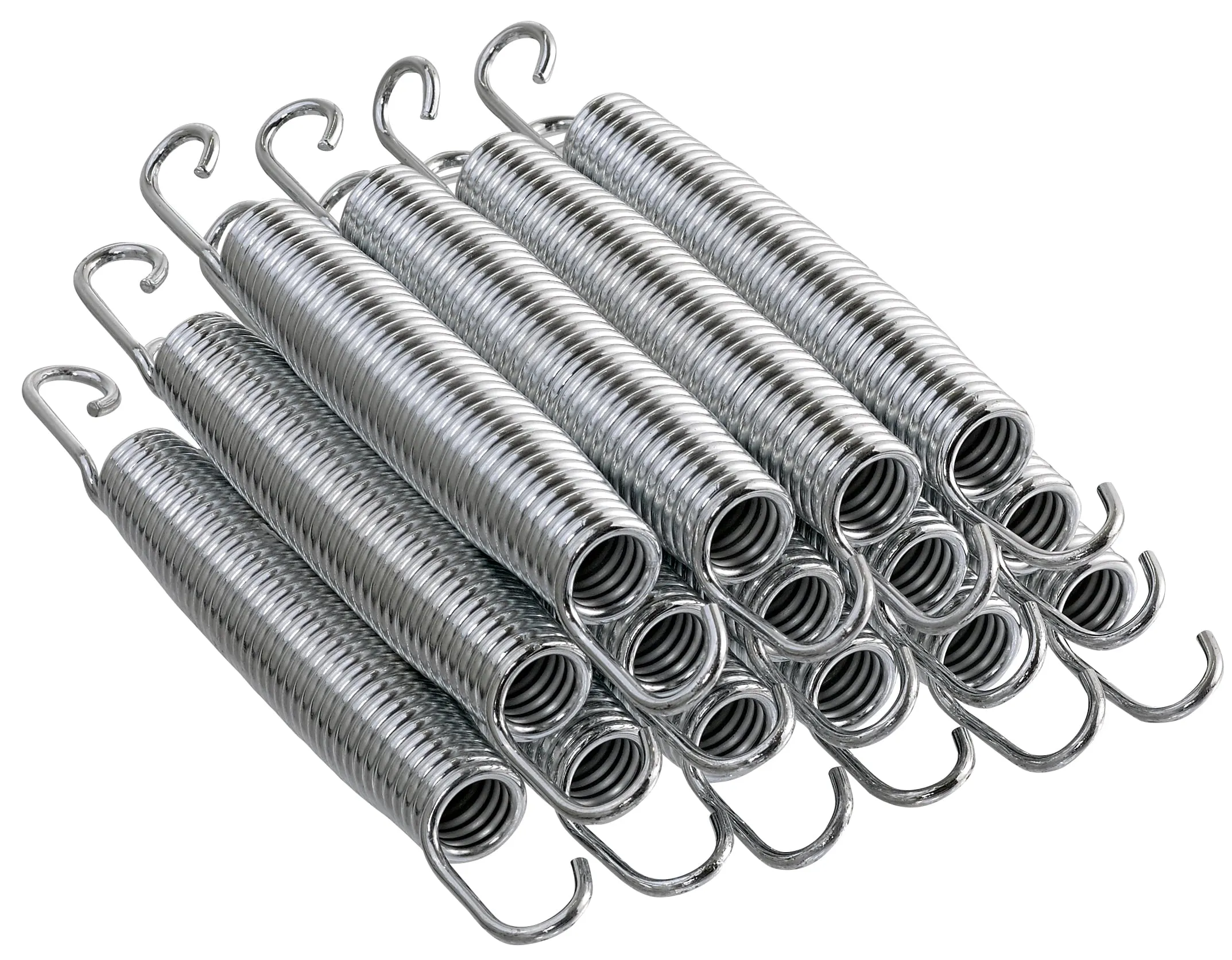 Machrus Upper Bounce Premium Quality Trampoline Springs, 6 Inch Heavy-Duty Galvanized Steel Trampoline Springs - Stainless Steel Trampoline Springs - Set of 15