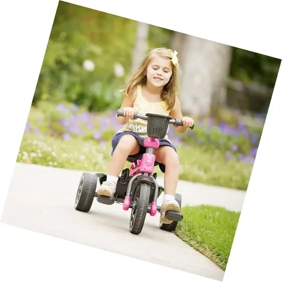 Joovy Tricycoo 4-in-1 Baby Tricycle for Kids, Black