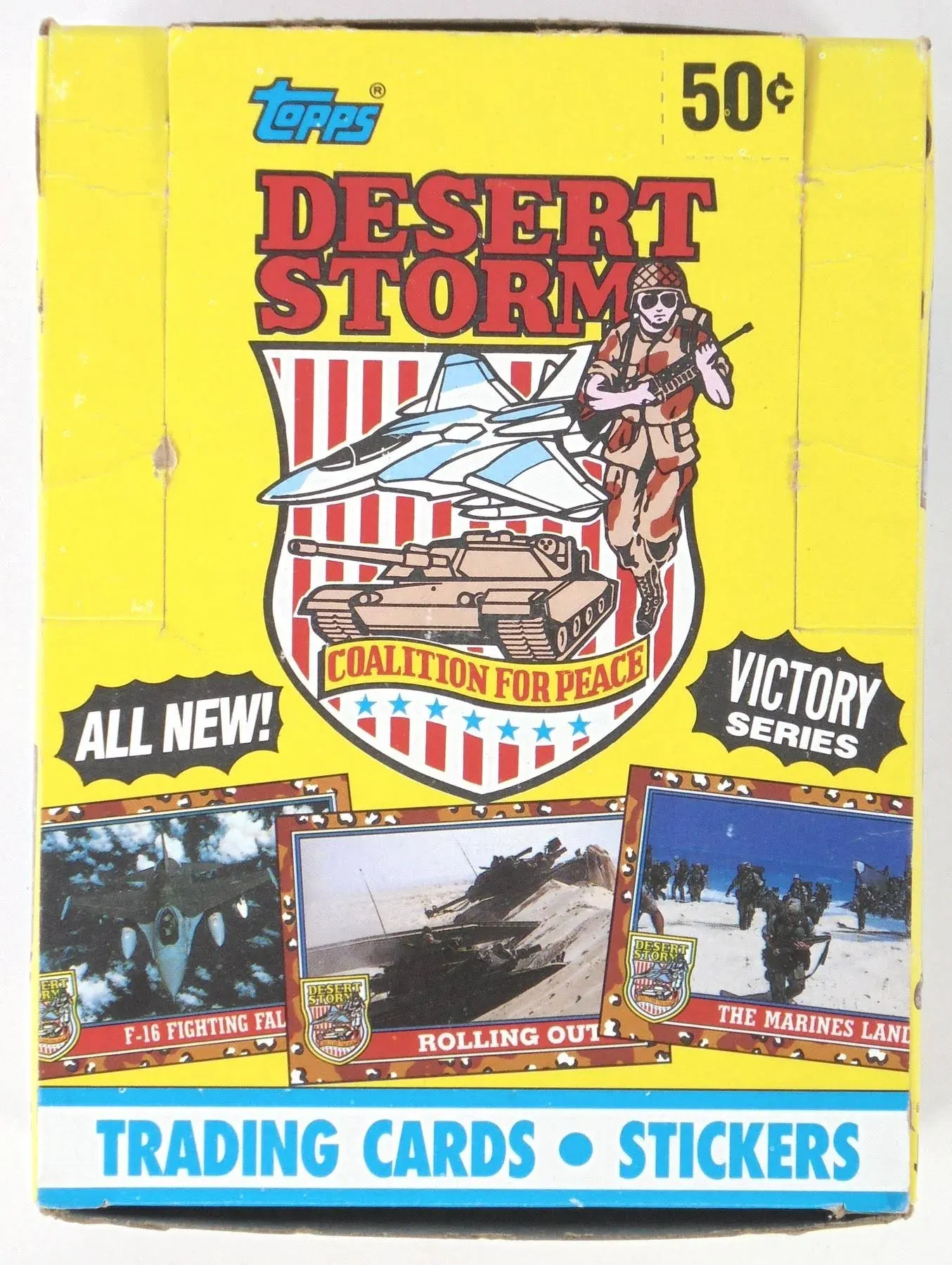 Topps Desert Storm Trading Card 1991 Full Box Unopened 36pc Cards Victory Series