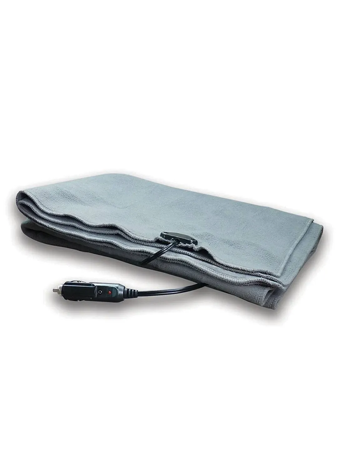 Schumacher SA877 12V Electric Heated Lap Blanket, Gray, 27.5" x 43"