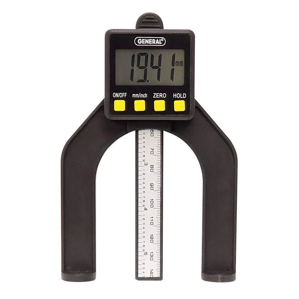 General Tools 150 Digital Height Gauge, Self-Standing, Magnetic, Inches/Millime<wbr/>t