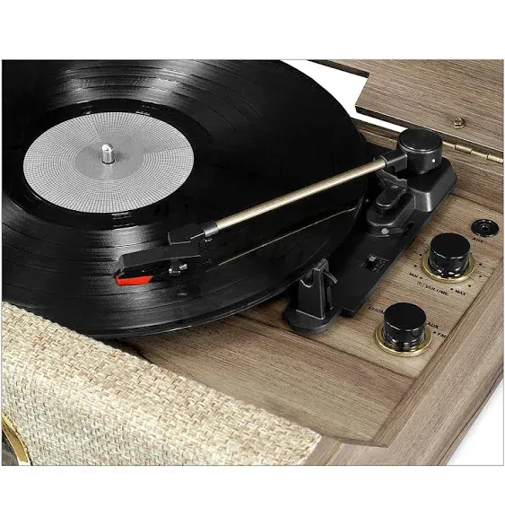 Victrola 4-in-1 Highland Bluetooth Record Player with 3-Speed Turntable & FM Radio