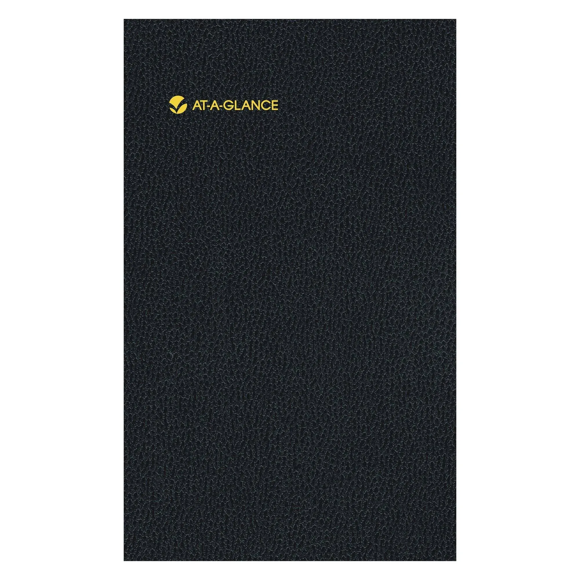 Undated AT-A-GLANCE 3.5" x 6" Faux Leather Web Address Book/Password Keeper, Black (8050005)