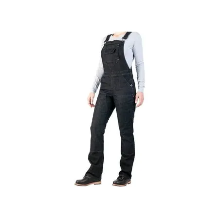 Dovetail Workwear Freshley Overall - Women's - Heathered Black Denim