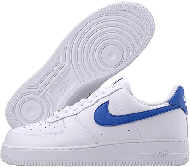 Nike Air Force 1 '07 Lo Mens White/Game Royal-White