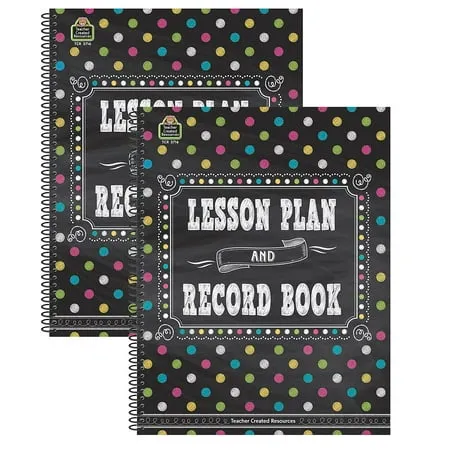 Teacher Created Resources Chalkboard Brights Lesson Plan and Record Book