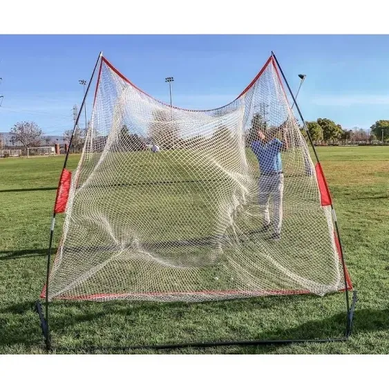 PowerNet 10x7 Ft Portable Golf Net for Solo or Team Practice Accuracy