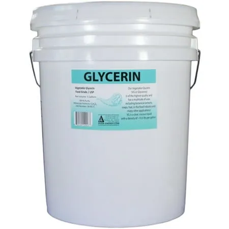 Duda Diesel 5 Gallon Pail of Glycerin USP Food Grade 99.7+ Pure Derived from