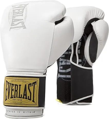 Everlast 1910 Classic Gloves White 14oz