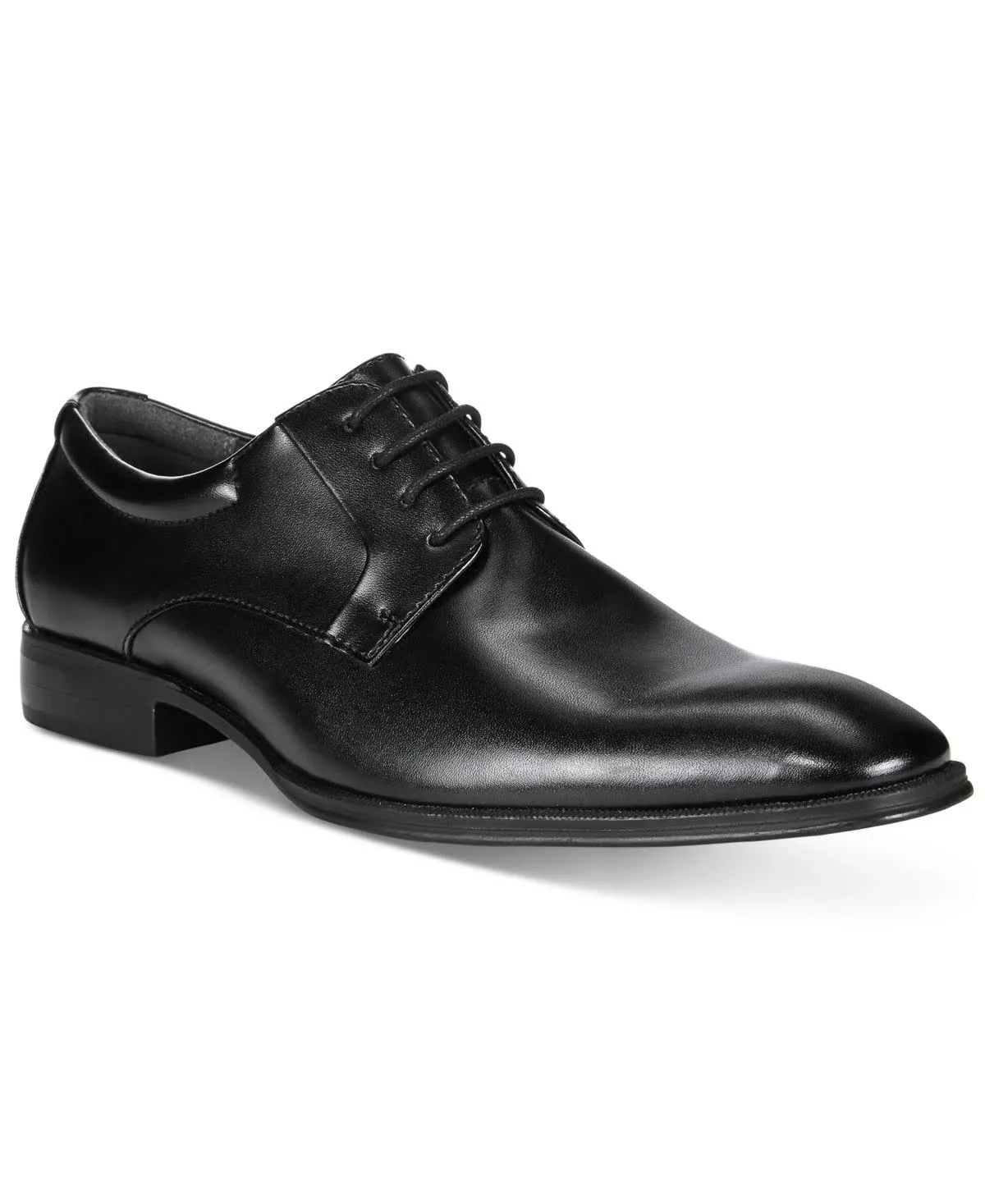 Alfani Men's Andrew Black Plain Toe Derbys Oxford Shoe 9M