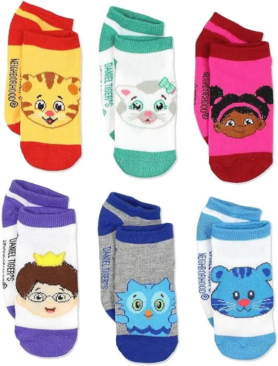 "Daniel Tiger's Neighborhood Socks 6-Pack"