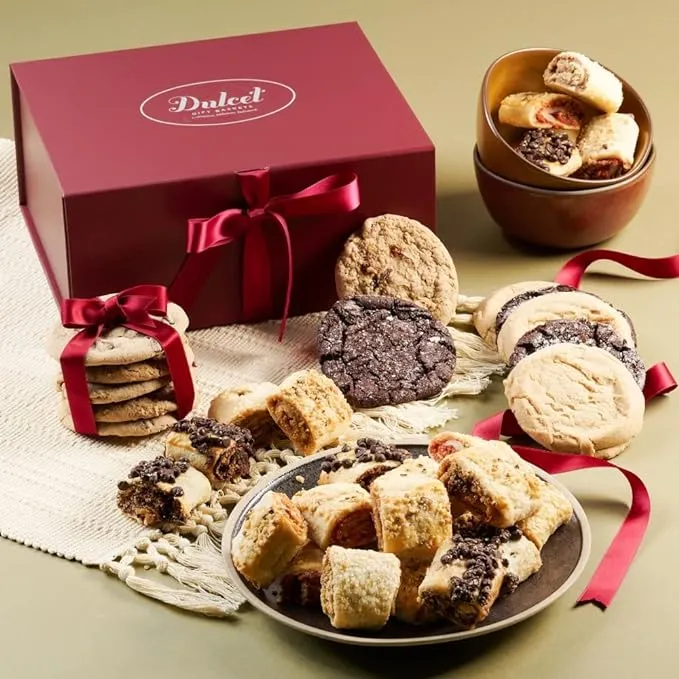 Luxury Dessert Gift Box | Gourmet Cookies | Dessert Sampler Box | Assorted Rugelach | Wedding Gift | Dessert Care Package