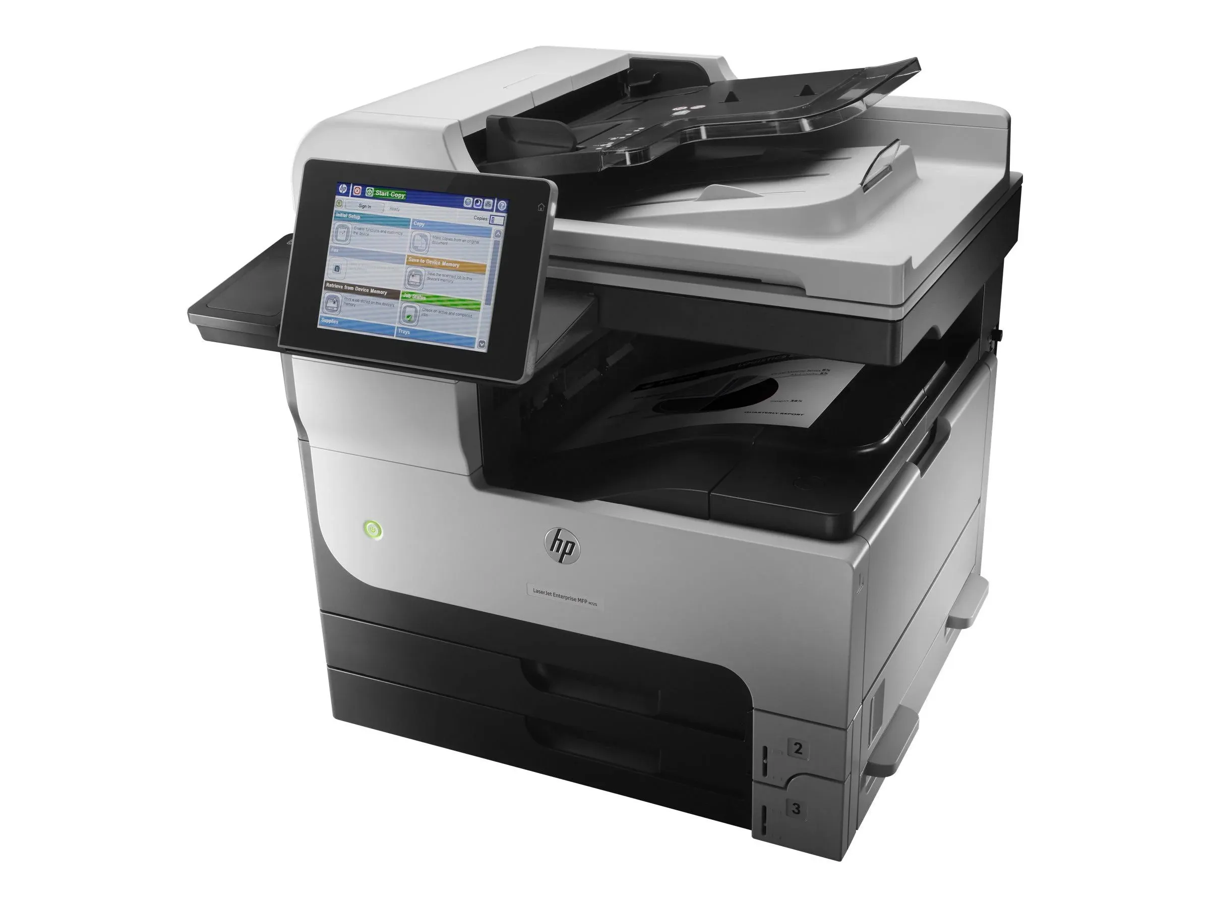 HP LaserJet Enterprise MFP M725dn Multifunction Laser Printer, Copy/Print/Scan