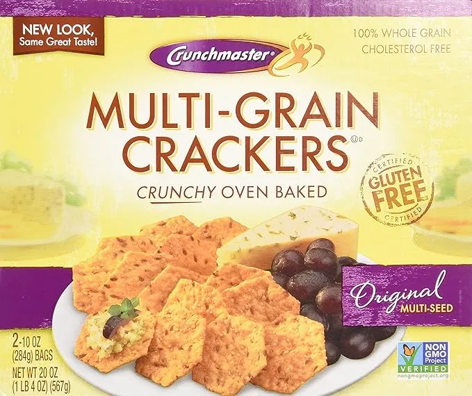 Crunchmaster Multi Grain Crackers, Gluten Free, 20 oz.