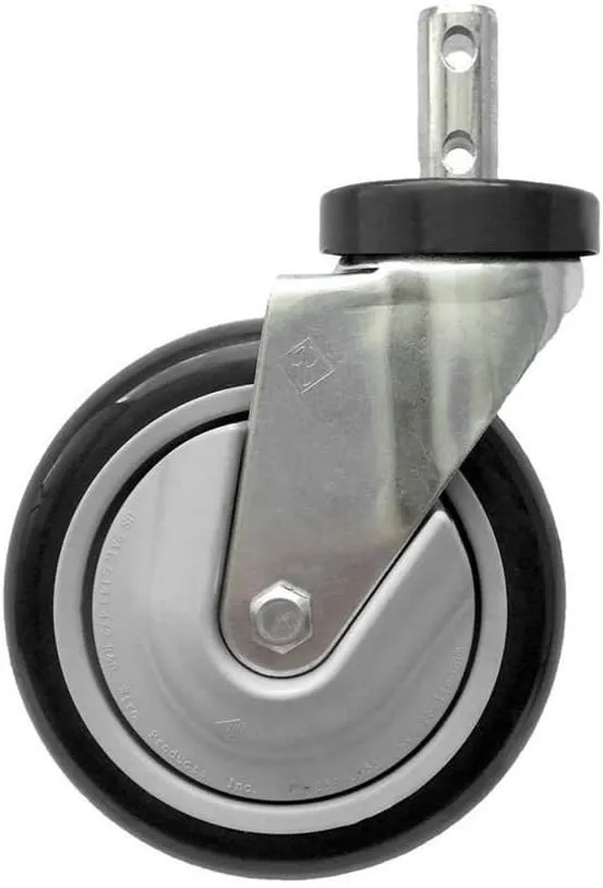 Replacement Clean Wheel System Caster 5 Inch, Gray