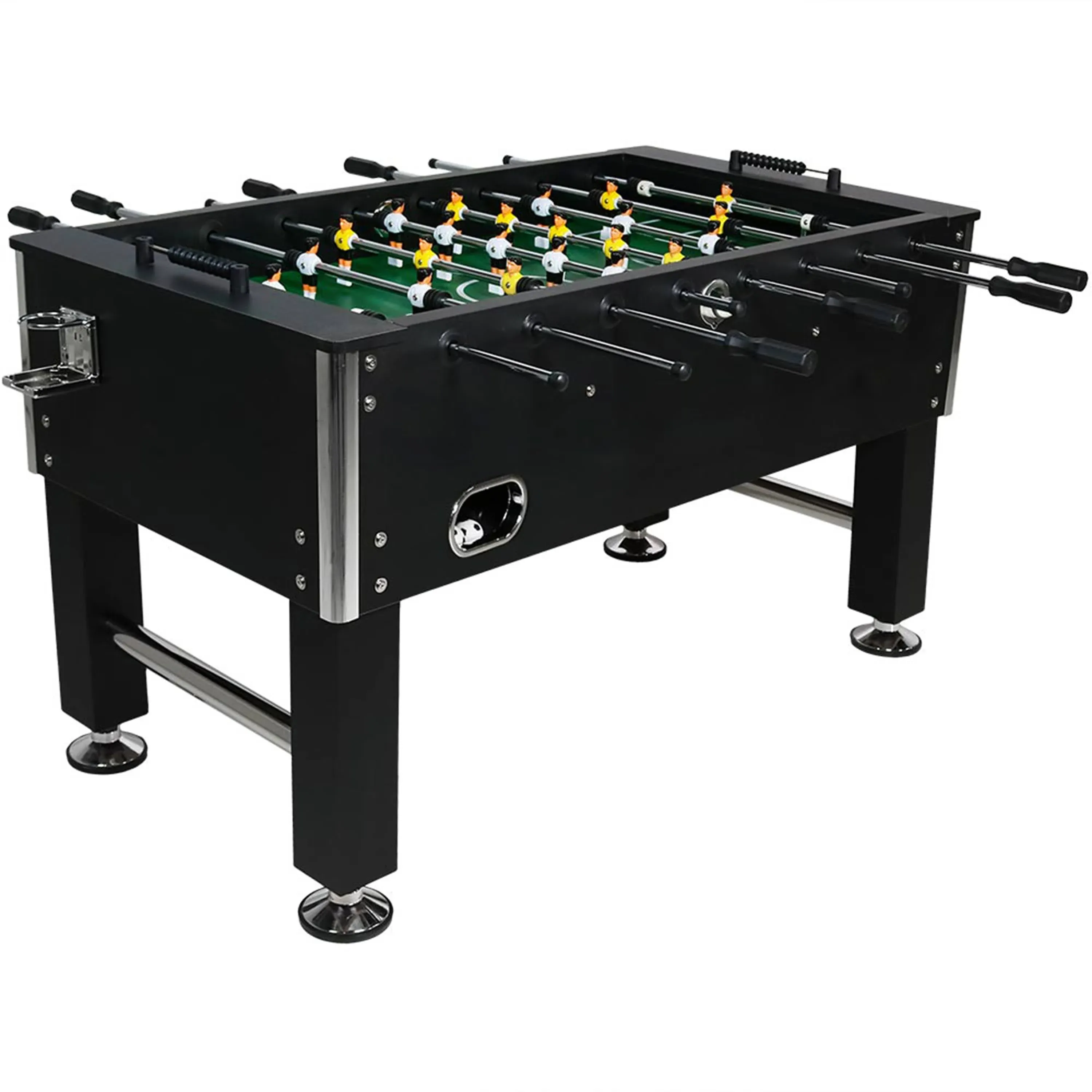 Modern Indoor 55 In Soccer Foosball Game Table With Drink Holders Manual Scorers