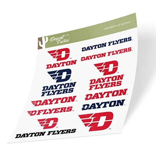 University of Dayton Flyers Sticker (Type 2 Sheet)