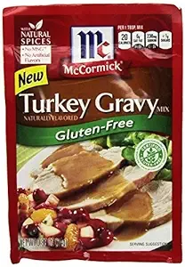 McCormick Gluten Free Turkey Gravy Mix (4 Pack) .88 oz Packets