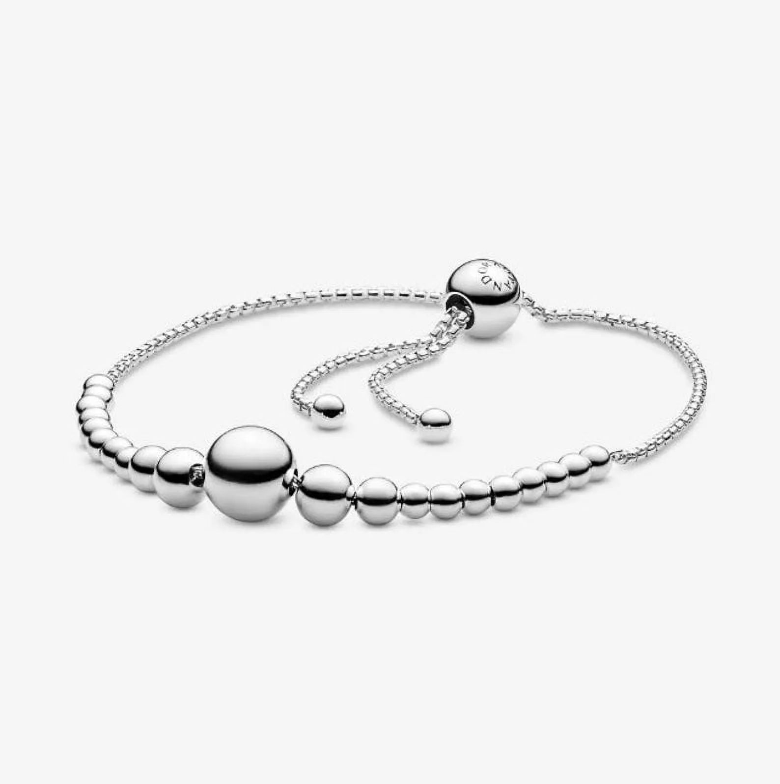 PANDORA Women's 597749 Beaded Bracelet In Sterling Silver (25Cm)