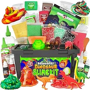 Original Stationery Dinosaur Slime Kit Glow in The Dark Slime Making