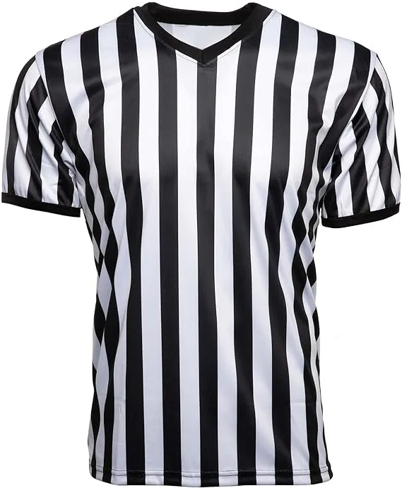 Murray Sporting Goods Men\s V-Neck Referee Shirt | Mens Official Short Sleeve Pro ...