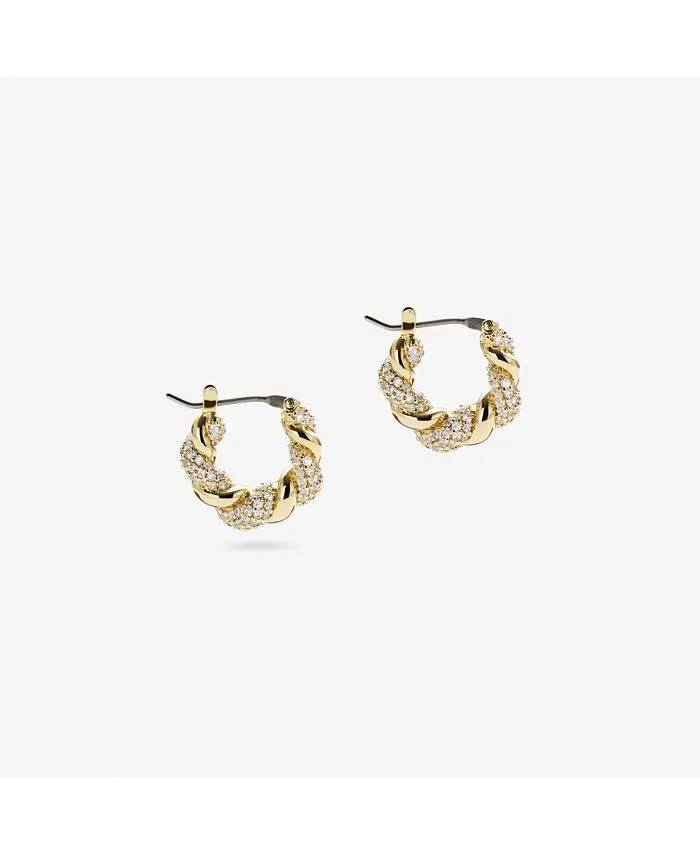 Ana Luisa Twisted Hoop Earrings