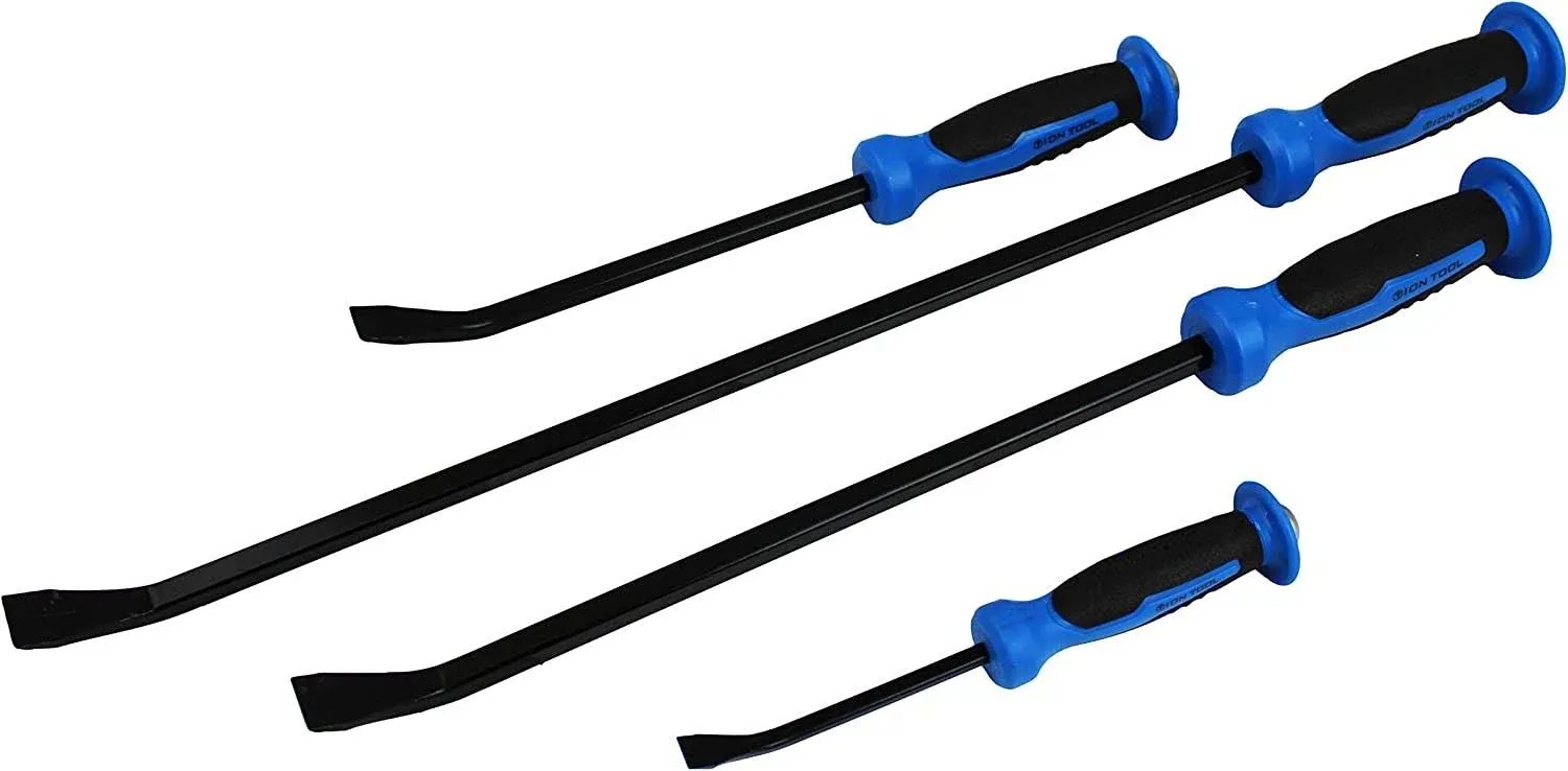 Ion Tool Pry Bar 4 Piece Set 8-24 inch Hammer Top