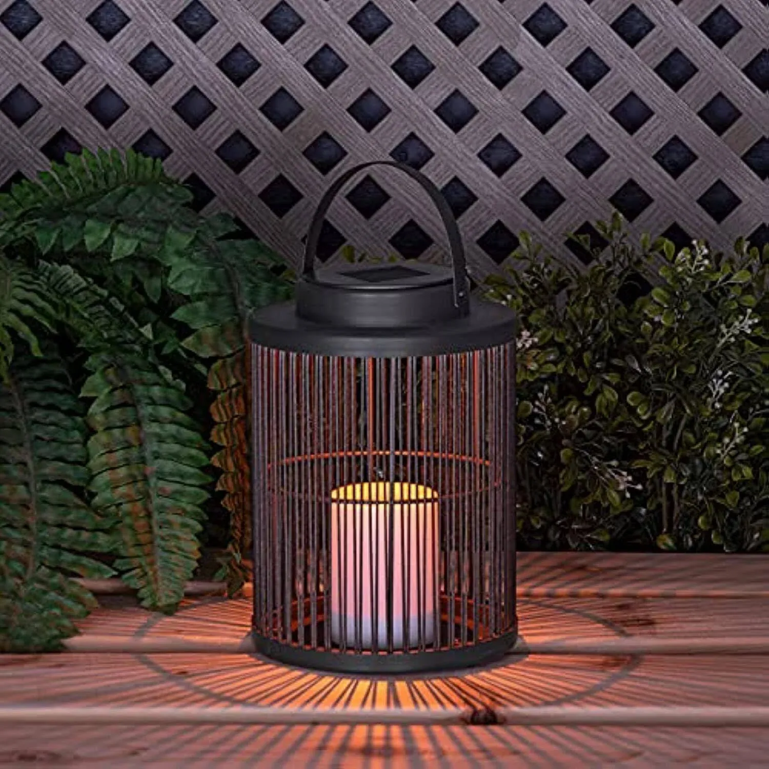 10Solar Basket Lantern