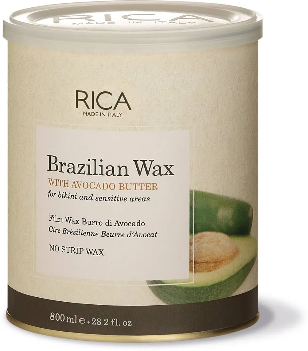 Rica Brazilian Wax with Avocado Butter for Bikini and Sensitive Areas (800 ml)