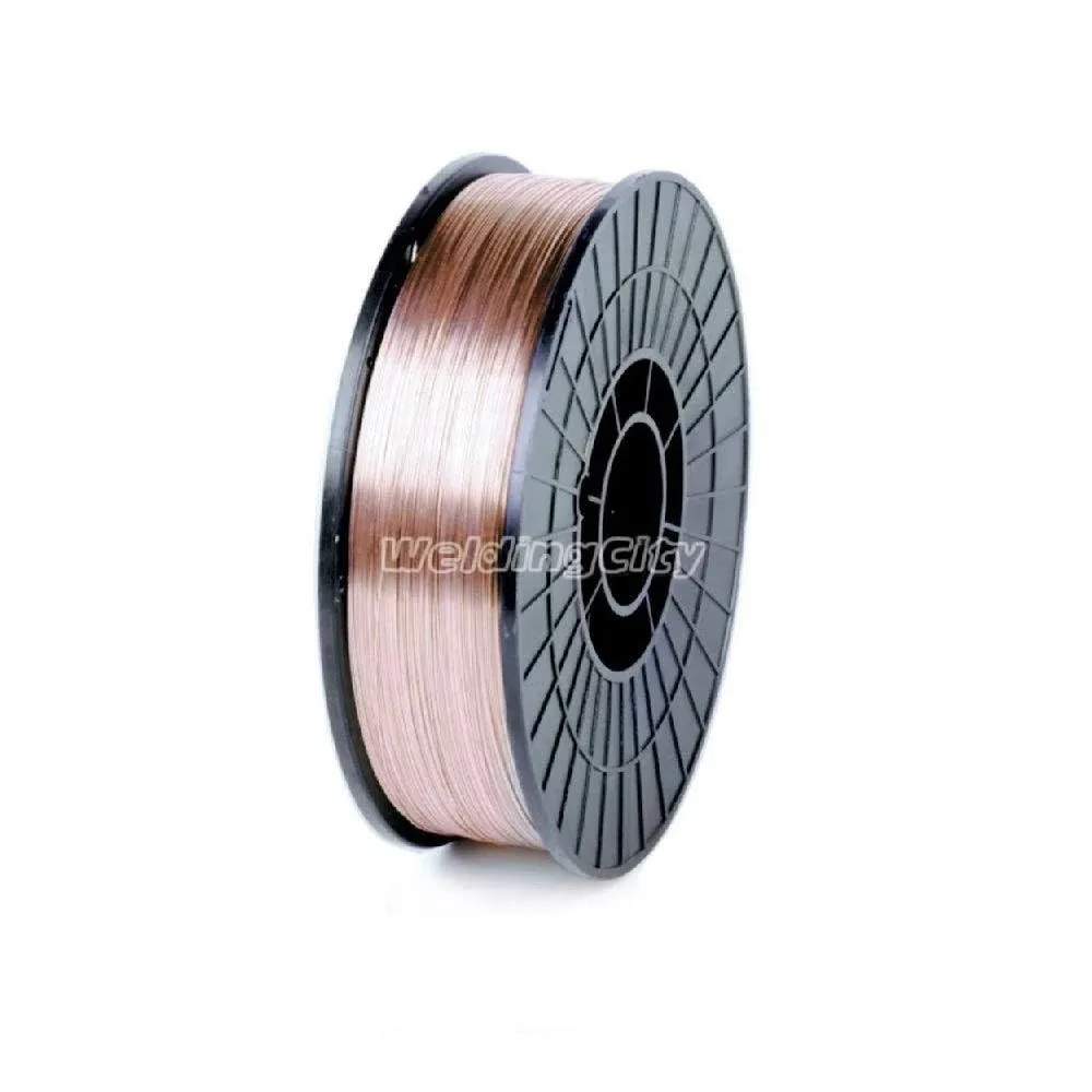 WeldingCity Mild Steel MIG Welding Wire ER70S-6 11-Lb Roll 0.023" (0.6mm) 8"-spool