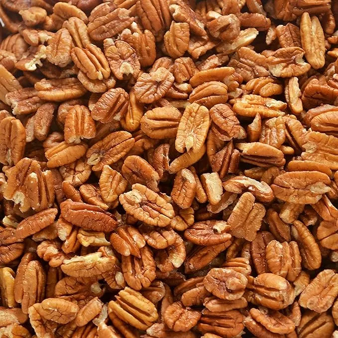 Pecan Shop Raw Unpasteurized Shelled Texas Native Pecans, Wild-Harvested and Tested Pesticide-Free Pecan Halves in Oxygen-Barrier Bag for Peak Freshness - 4 lb