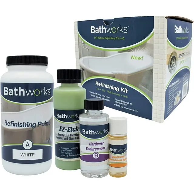 Bathworks DIY Sink Refinishing Kit (WHITE)