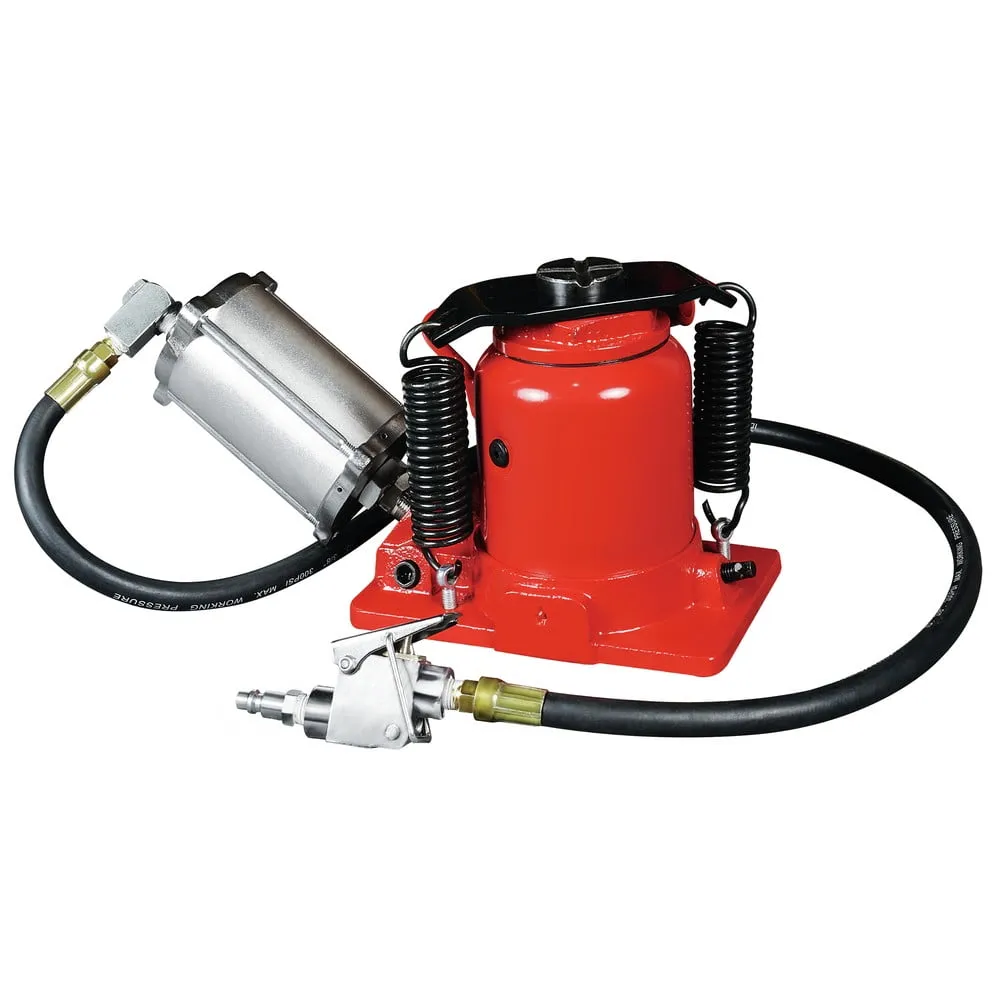 BIG RED 20Ton Torin Welded Low  Profile Pneumatic Air Hydraulic Car Bottle Jack