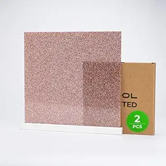 Pink Glitter Acrylic Sheet