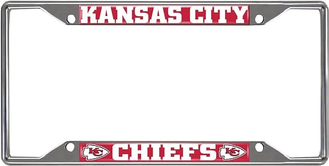 FANMATS NFL Unisex-Adult NFL License Plate Frame