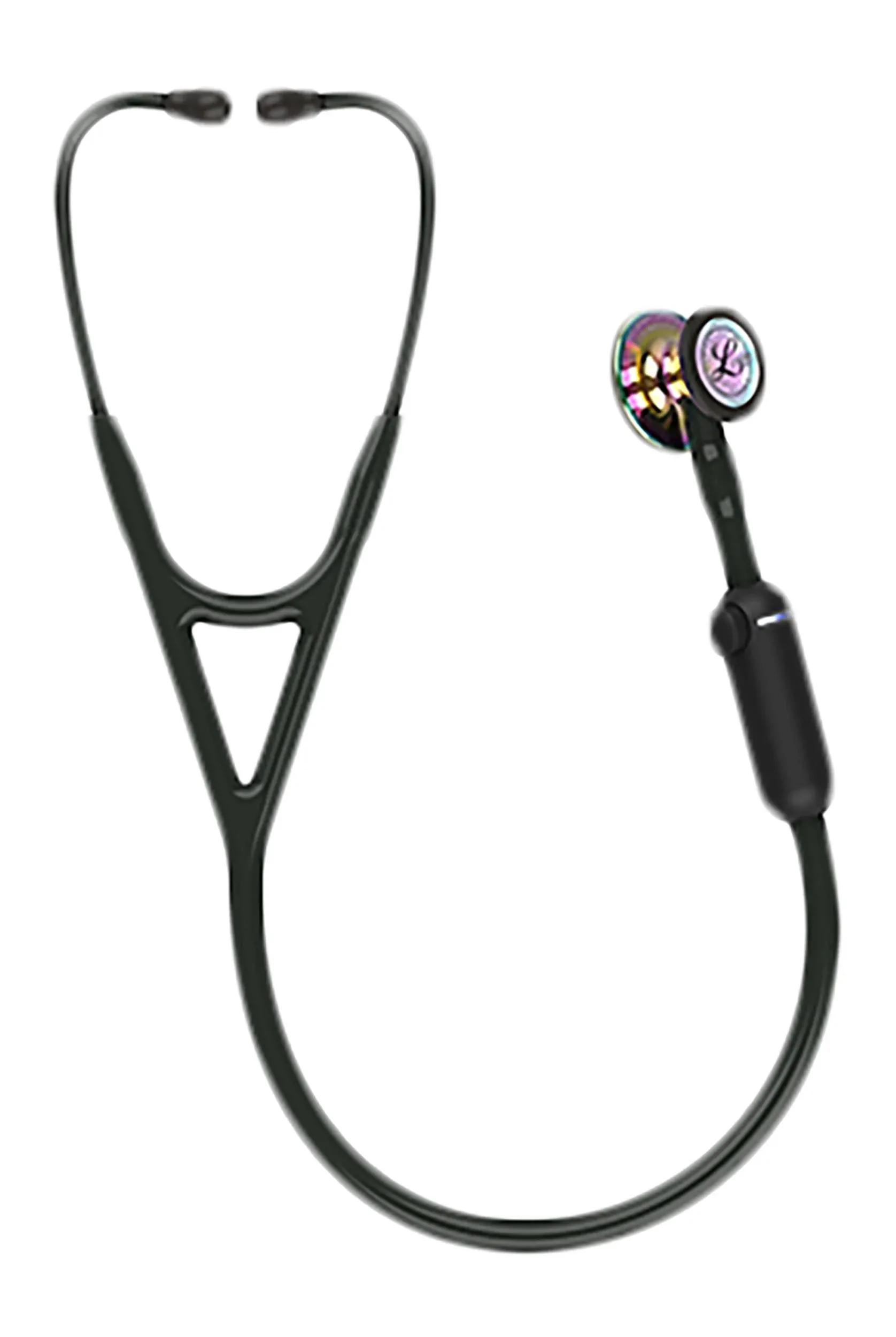 3M™ Littmann® CORE Digital Stethoscope, High Polish Rainbow Chestpiece, 27 inch, 8570, Up to 40x Amplification*, Active Noise Cancellation, Connects to Eko Software, FSA Eligible