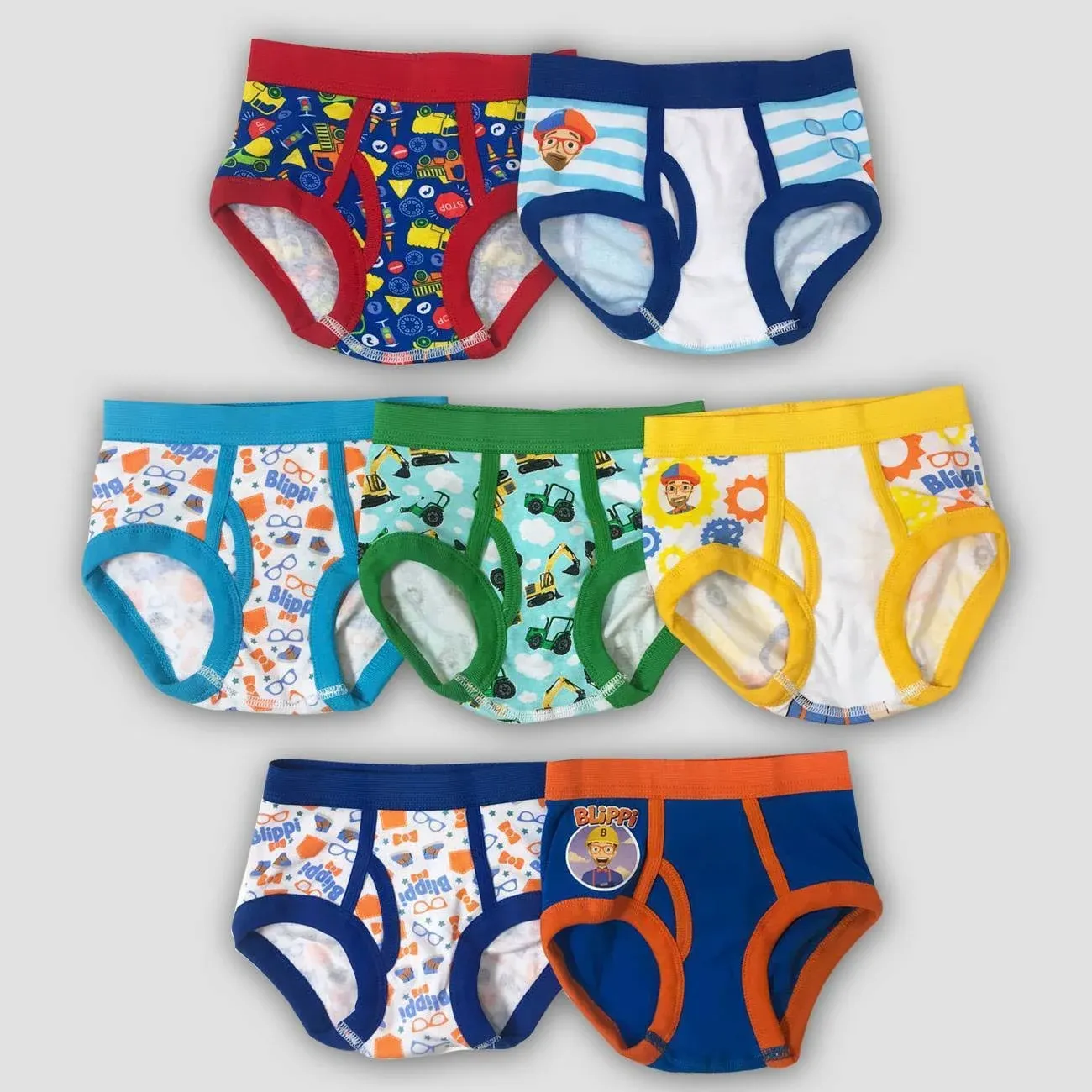 Toddler Boys' 7pk Blippi Briefs - 2T-3T