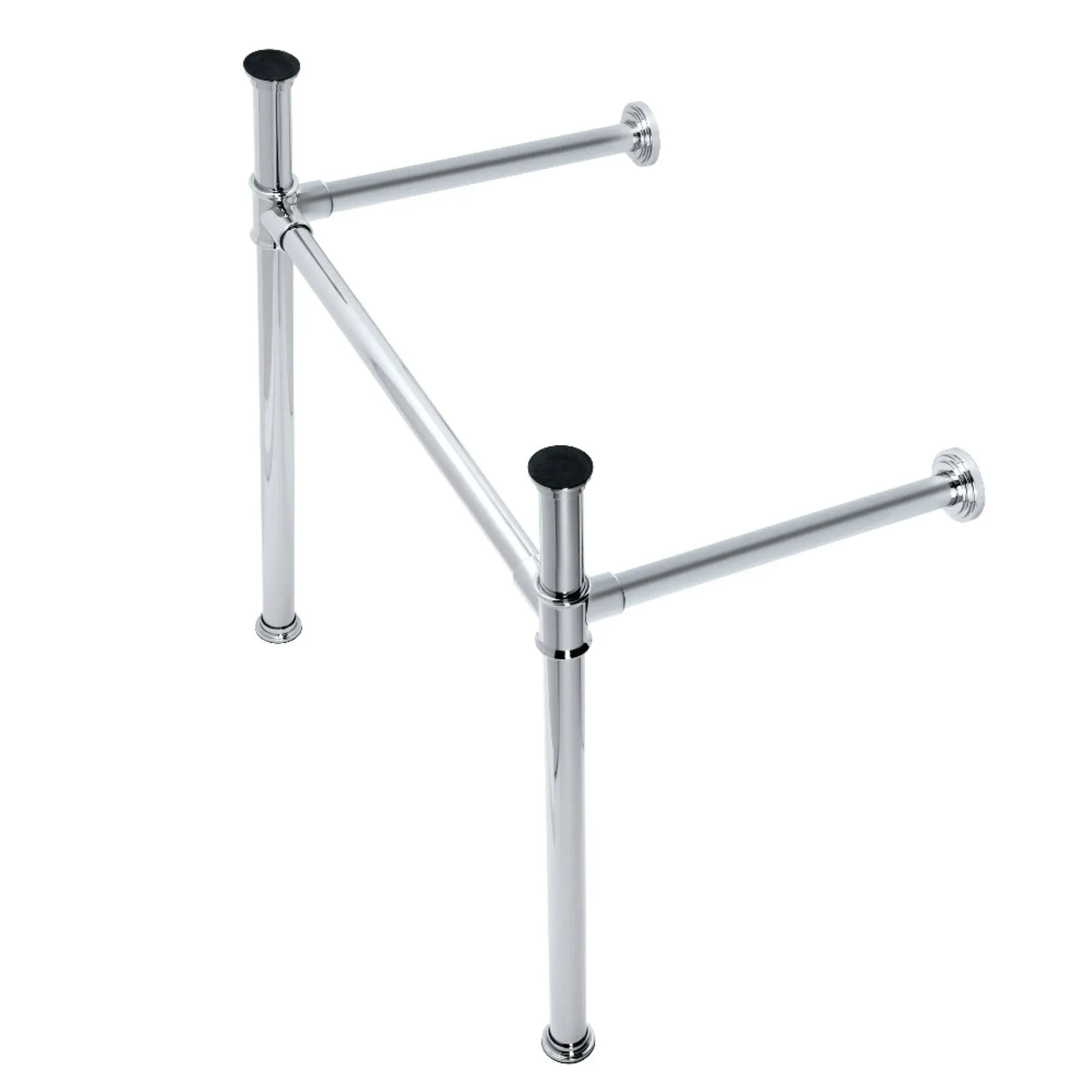 Kingston Brass VPB33081 Imperial Stainless Steel Console Sink Legs, Polished Chrome - 17 15/16 inch