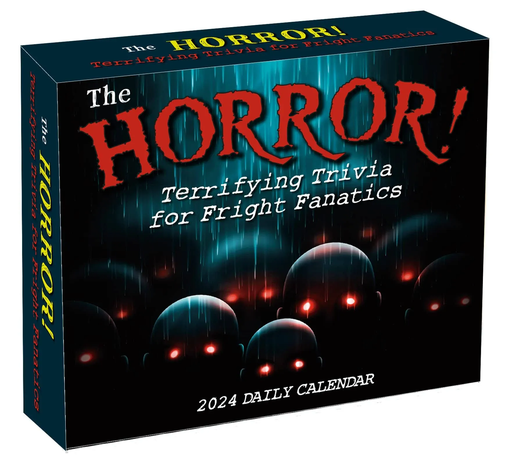 HORROR TRIVIA- 2024 DAILY DESK CALENDAR - BRAND NEW - 3722