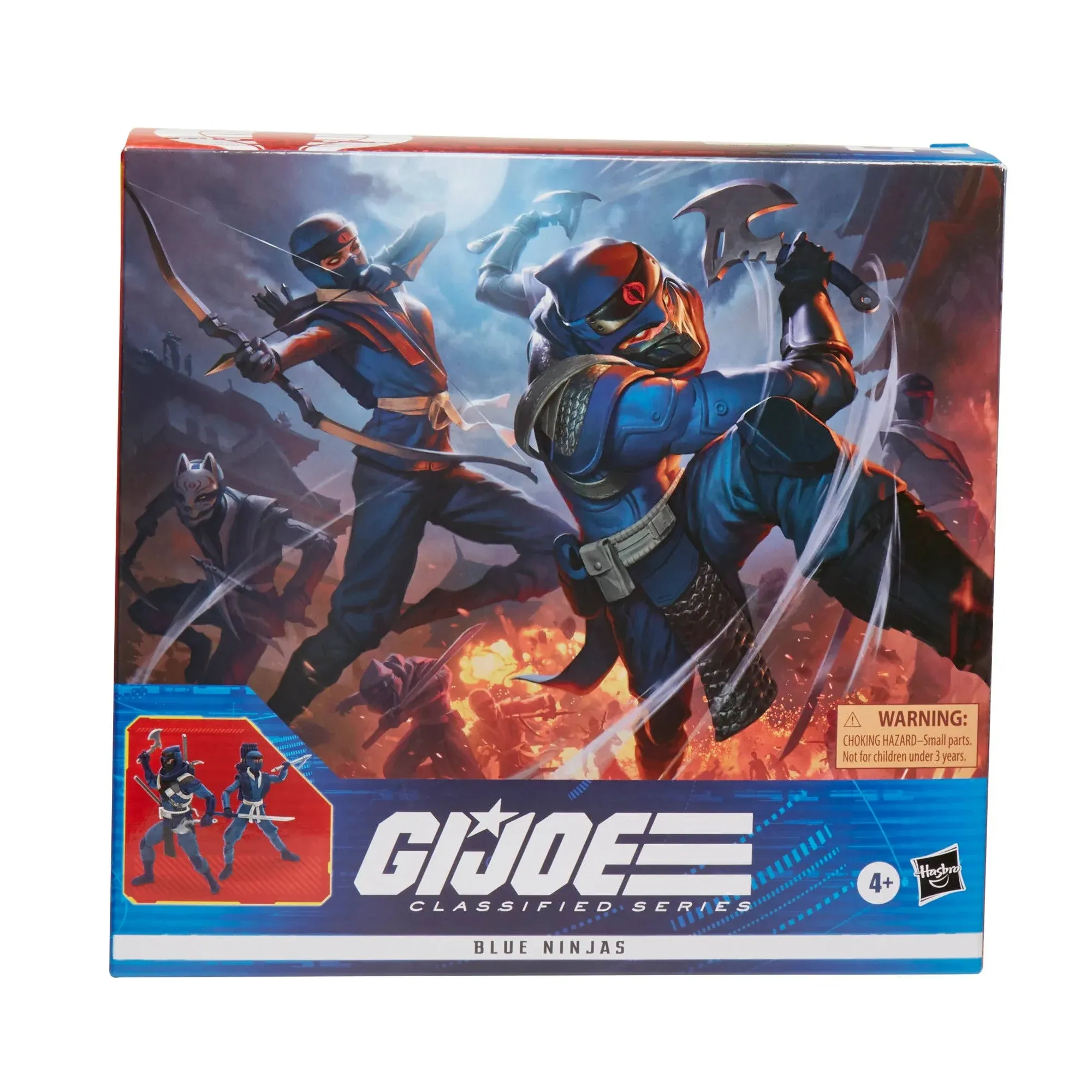 G.I. Joe Classified Series Ninjas Action Figure with Accessories, Blue, 6 Inch