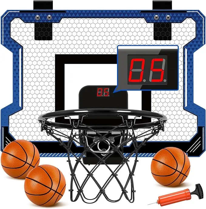 Erixazs Kids Indoor Basketball Hoop Set