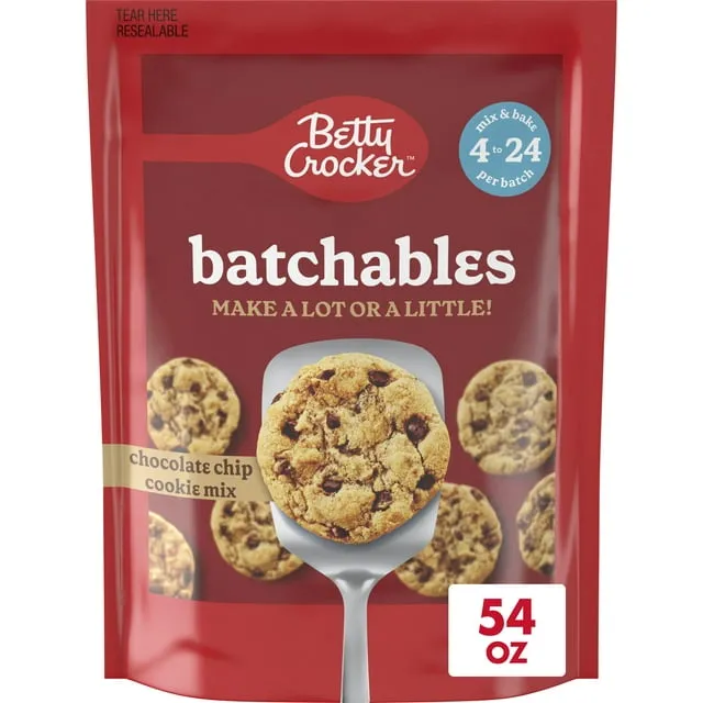 Betty Crocker Batchables Chocolate Chip Cookie Mix Mega Pack