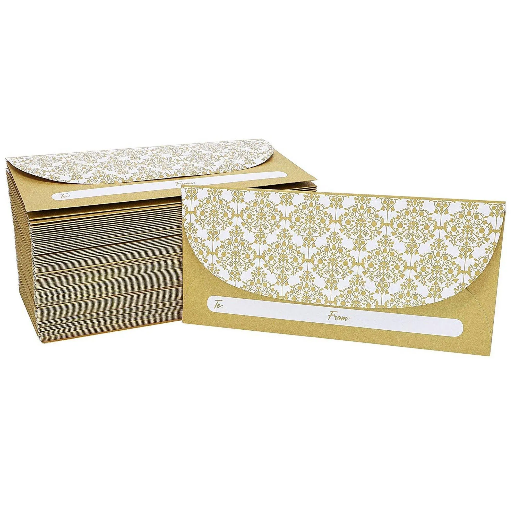 Juvale Currency Envelopes for Graduation, Wedding, and Birthdays  (100-Pack)